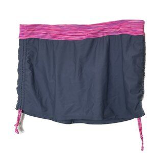 Like New Free Country Pink Grey Swim Skort Size L 12-14